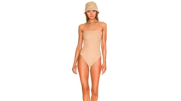 revolve beige one piece